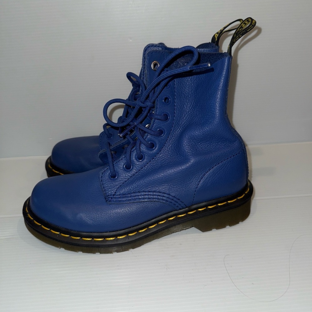 Dr. Martens Navy Combat Boots size 5 NWOT - Picture 4 of 9